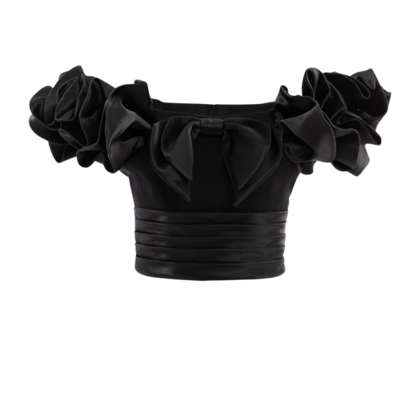 Saiid Kobeisy Ruffled Corset Top