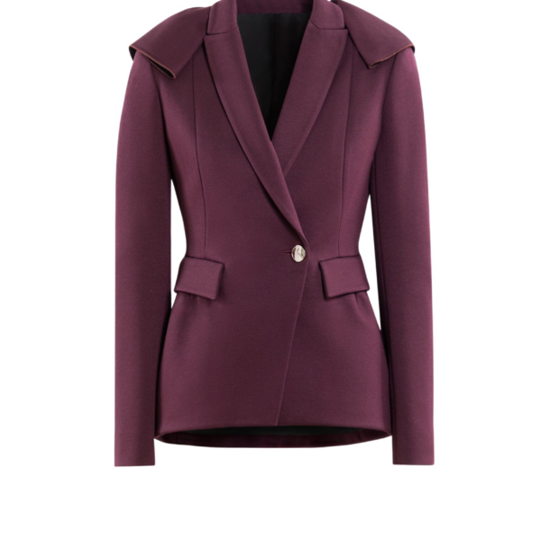 Saiid Kobeisy Ruffled Tailored Jacket