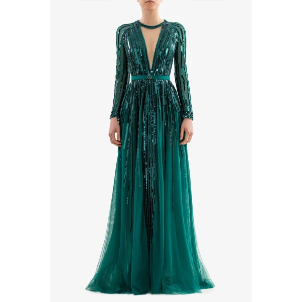 Sequin Long Dress - Image 5