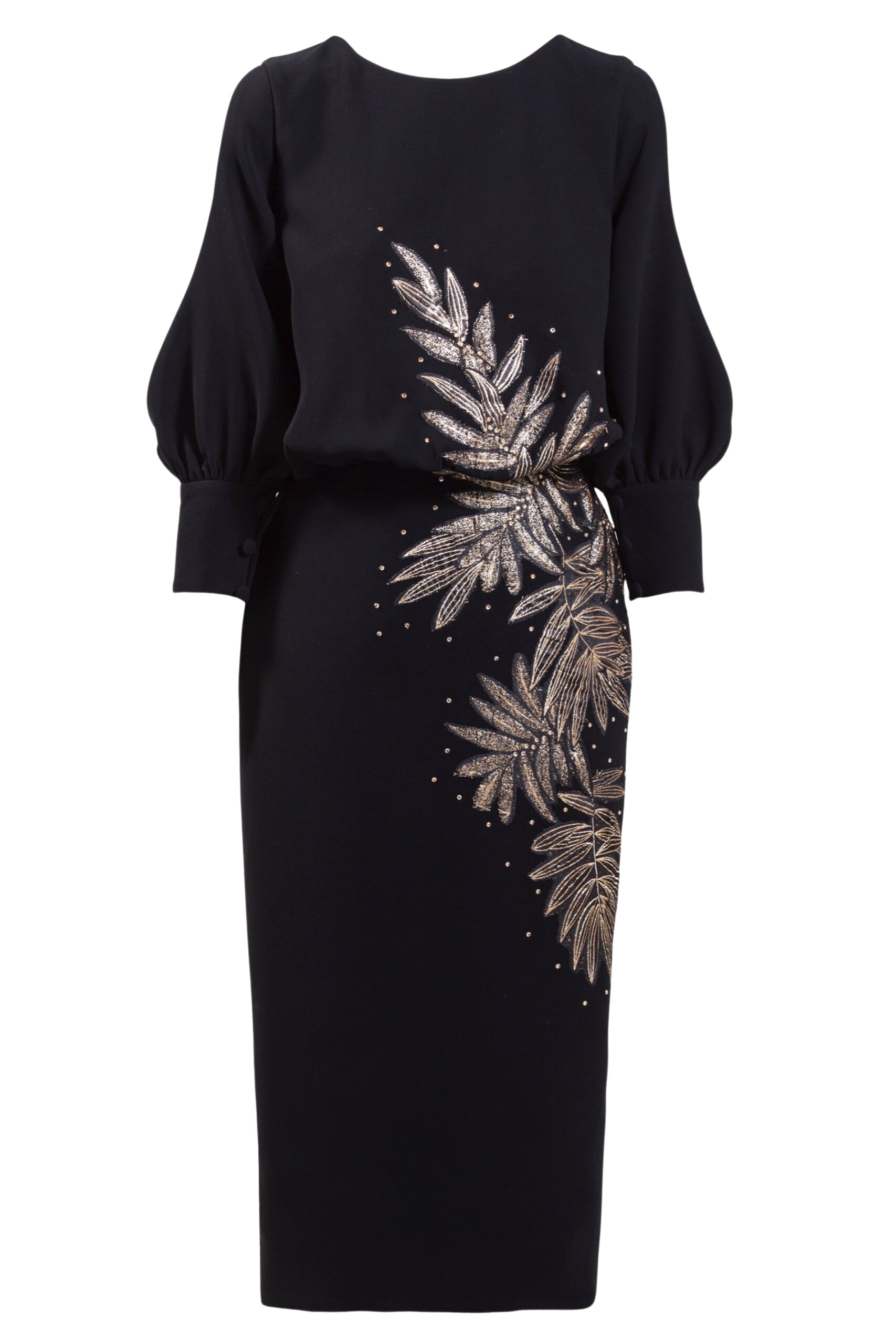 Saiid-Kobeisy-Short-Straight-Dress-With-Short-Sleeves-And-Embroidery-On-The-Side-scaled67122_nobg Saiid Kobeisy gown
