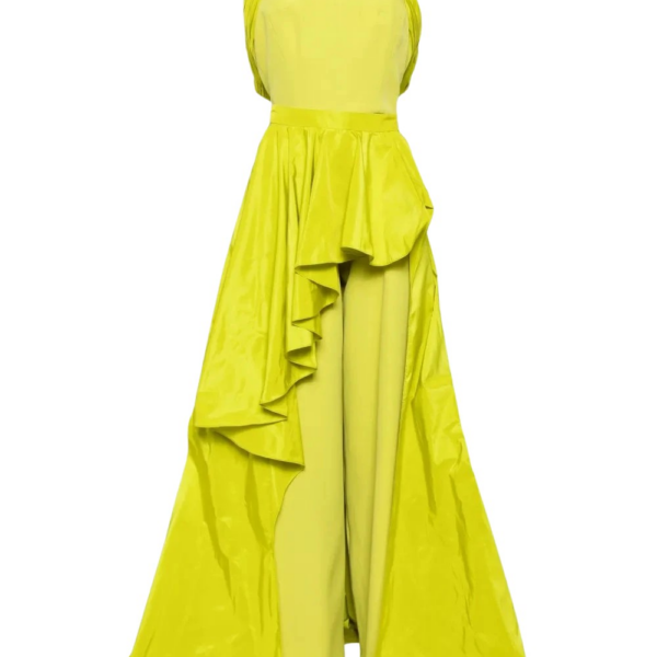 Saiid Kobeisy Sleeveless Jumpsuit With Detachable Overskirt