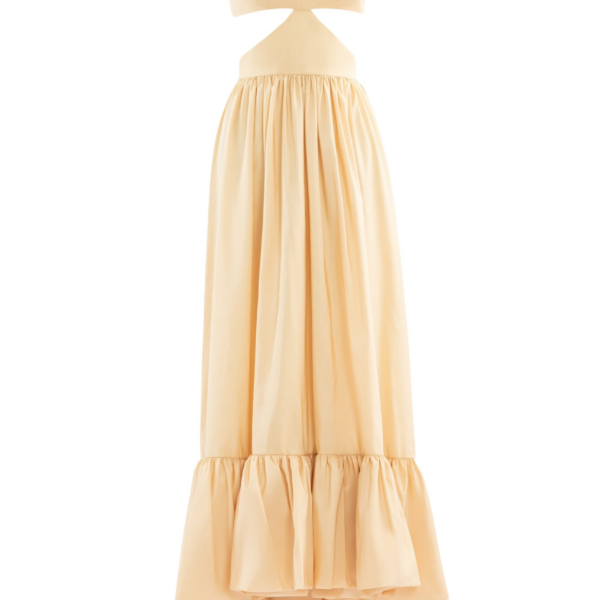 Saiid Kobeisy Taffeta Midi Dress