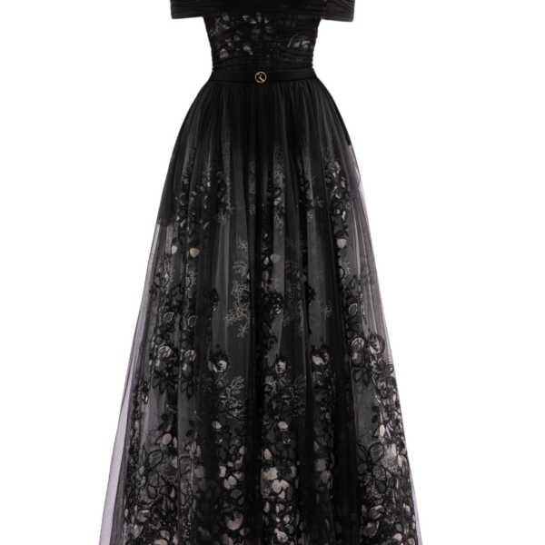 Saiid Kobeisy Tulle Gathered Dress
