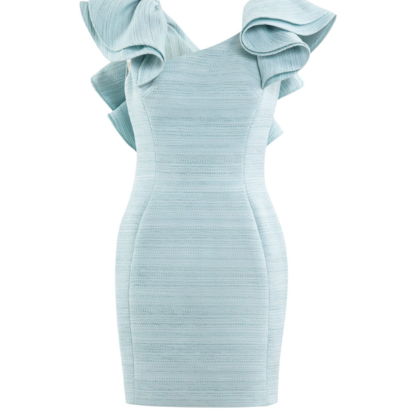 Saiid Kobeisy Tweed Short Dress
