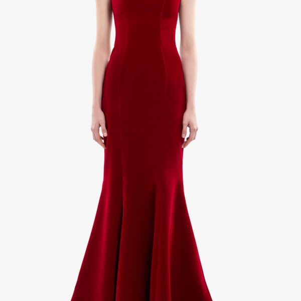 Saiid Kobeisy Velvet Off-Shoulder Dress, view 5