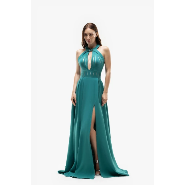 Vertical Cut-Out Dress - Image 5