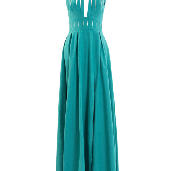 Saiid Kobeisy Vertical Cut-Out Dress
