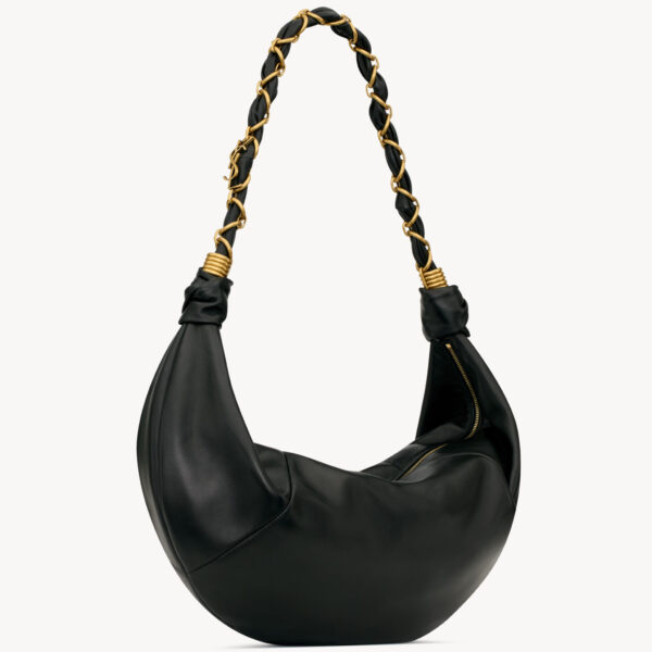 Saint Laurent AMALIA hobo in lambskin, view 5