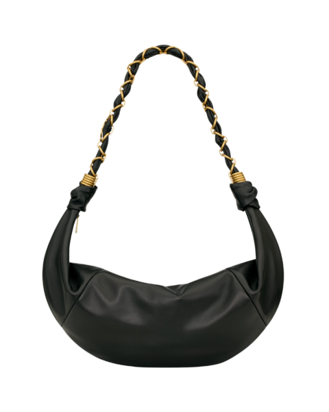 Saint Laurent AMALIA hobo in lambskin designed in Paris