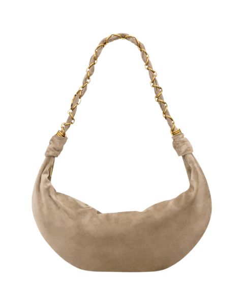 Saint Laurent AMALIA hobo in suede designed in Paris