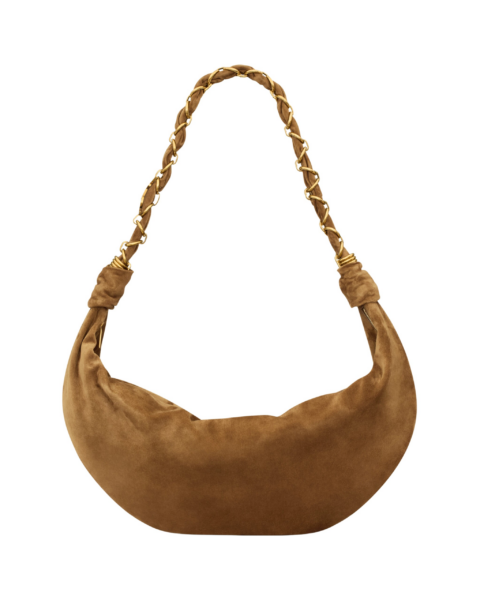 Saint Laurent AMALIA hobo in suede designed in Paris