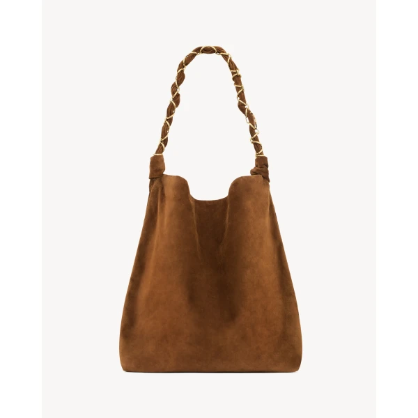 Saint Laurent AMALIA in suede designed in Paris