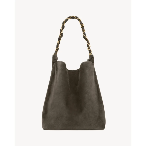 Saint Laurent AMALIA in suede designed in Paris