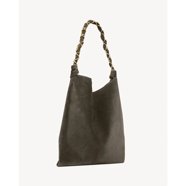 Saint Laurent AMALIA in suede designed in Paris