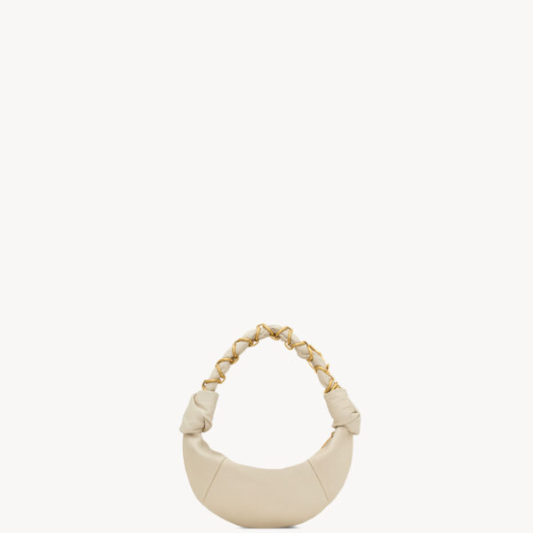 Saint Laurent AMALIA mini hobo in lambskin, view 3