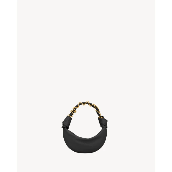 Saint Laurent AMALIA mini hobo in lambskin designed in Paris