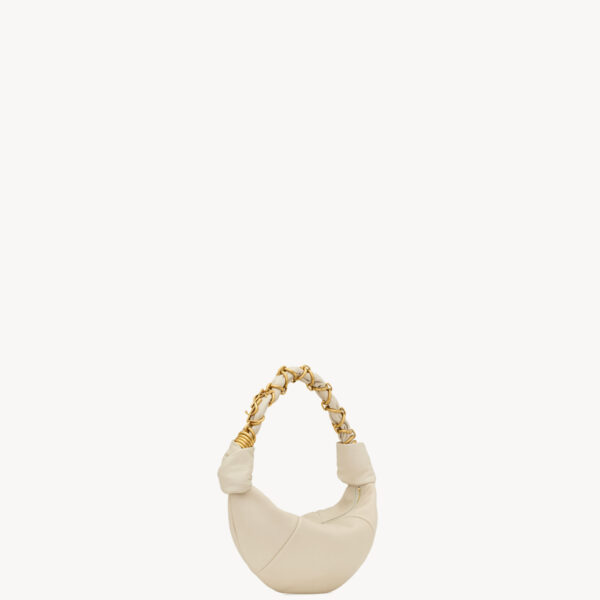 Saint Laurent AMALIA mini hobo in lambskin, view 5