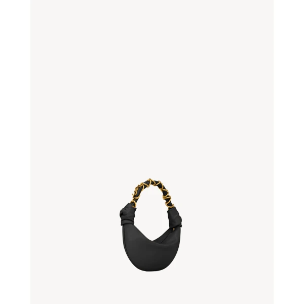 Saint Laurent AMALIA mini hobo in lambskin designed in Paris