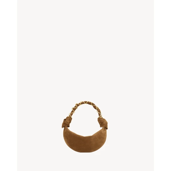 Saint Laurent AMALIA mini hobo in suede designed in Paris
