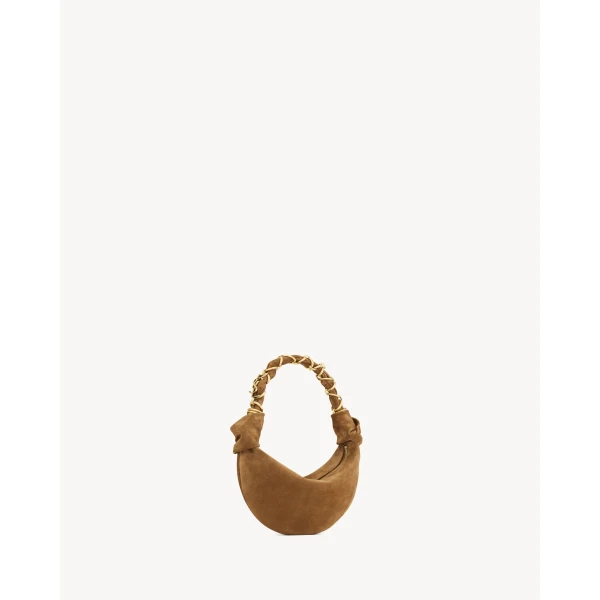 Saint Laurent AMALIA mini hobo in suede designed in Paris