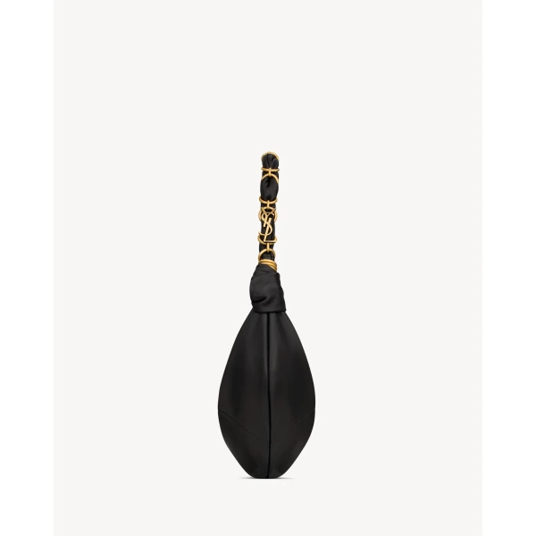 Saint Laurent AMALIA small hobo in lambskin designed in Paris