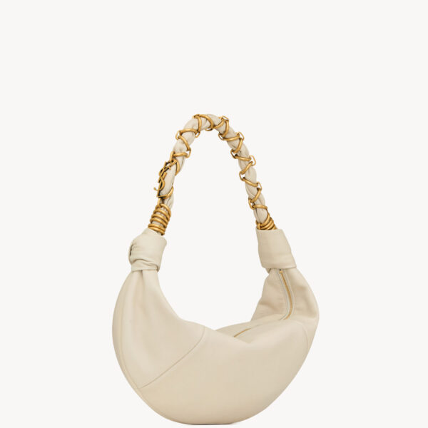 Saint Laurent AMALIA small hobo in lambskin, view 4