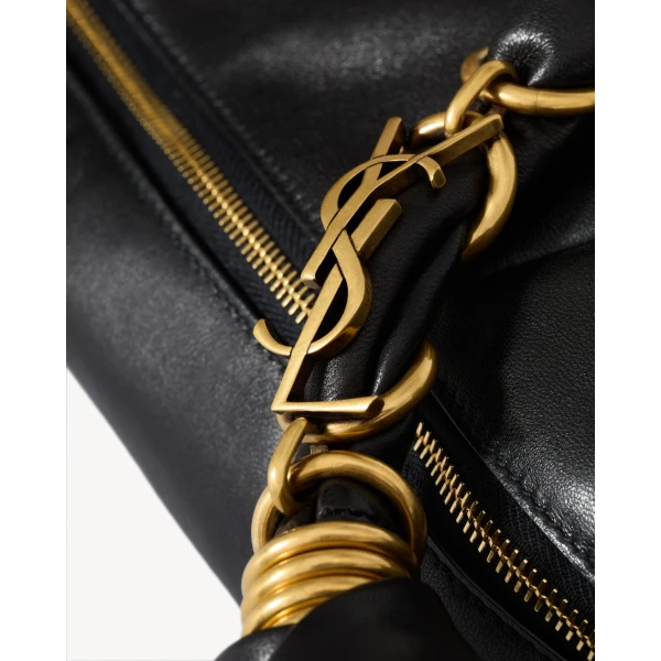 Saint Laurent AMALIA small hobo in lambskin designed in Paris