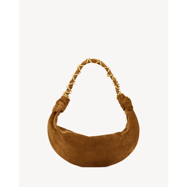 Saint Laurent AMALIA small hobo in suede designed in Paris