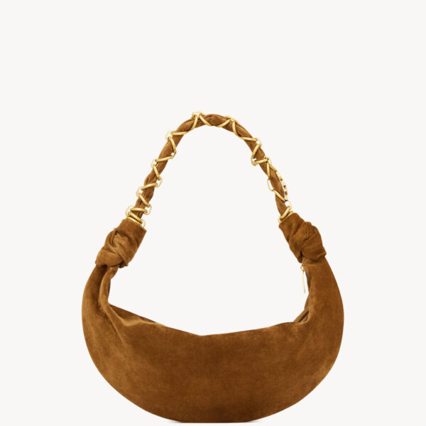 Saint Laurent AMALIA small hobo in suede, view 3
