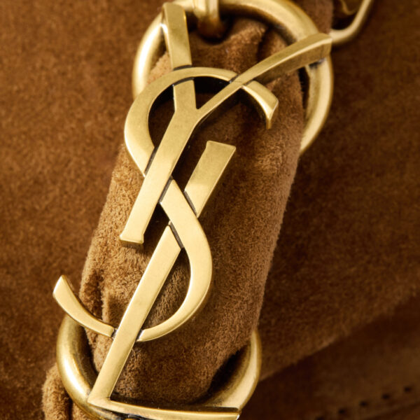 Saint Laurent AMALIA small hobo in suede, view 6