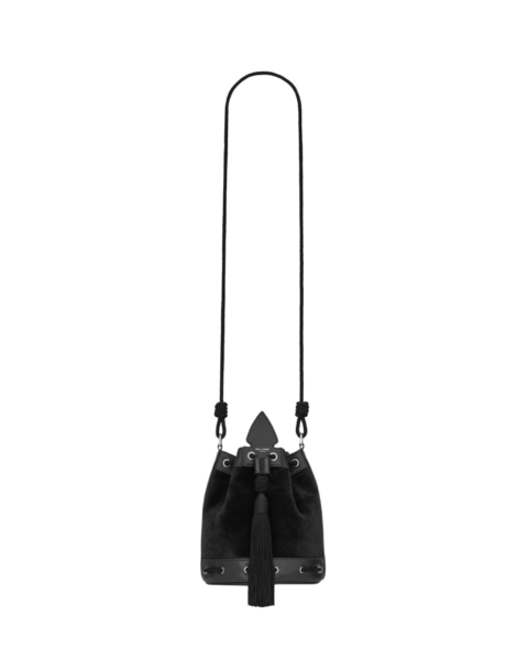Saint Laurent ANJA in suede designed in Paris