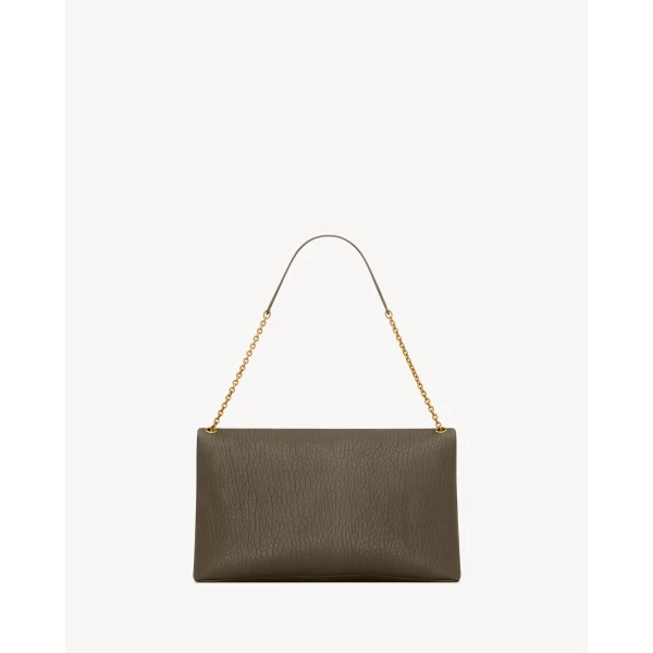 Saint Laurent CASSANDRE large pouch on chain in lambskin designed in Paris