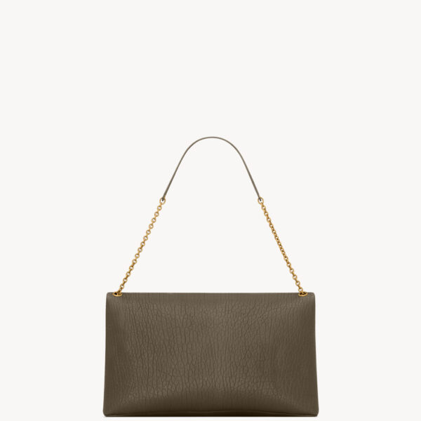 Saint Laurent CASSANDRE large pouch on chain in lambskin, view 3