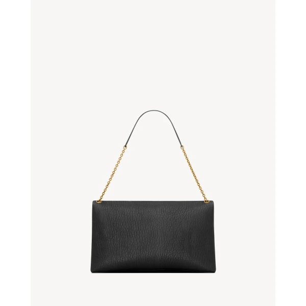 Saint Laurent CASSANDRE large pouch on chain in lambskin designed in Paris