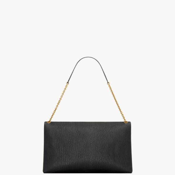 Saint Laurent CASSANDRE large pouch on chain in lambskin, view 3
