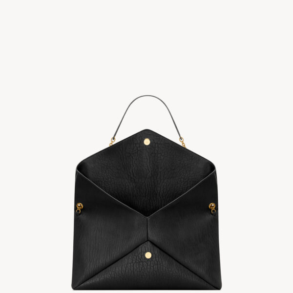 Saint Laurent CASSANDRE large pouch on chain in lambskin, view 5