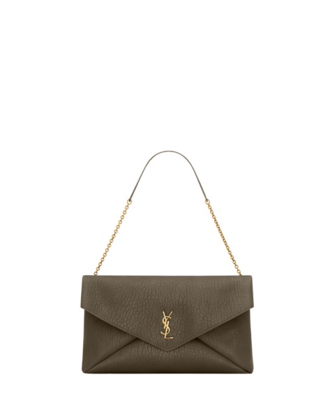 Saint Laurent CASSANDRE large pouch on chain in lambskin designed in Paris