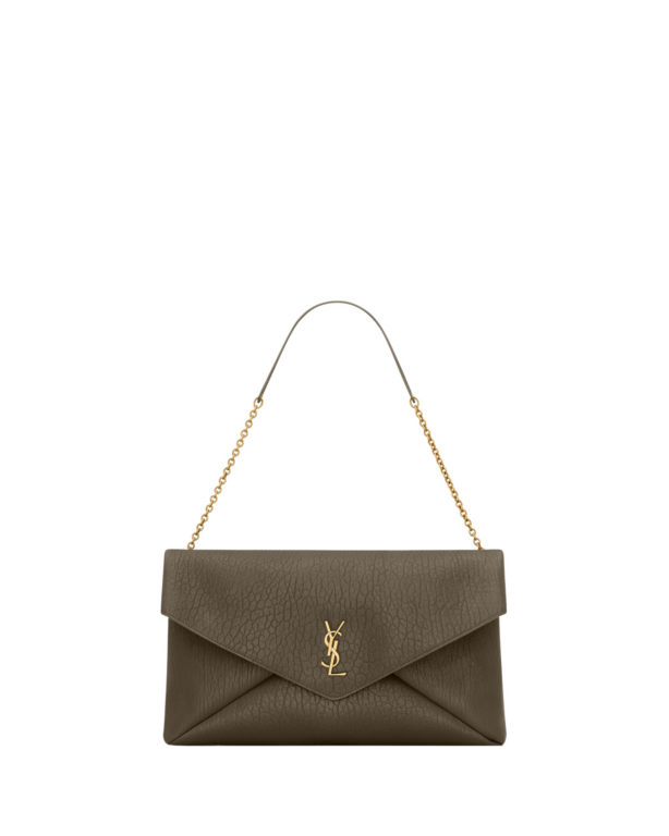 Saint Laurent CASSANDRE large pouch on chain in lambskin designed in Paris