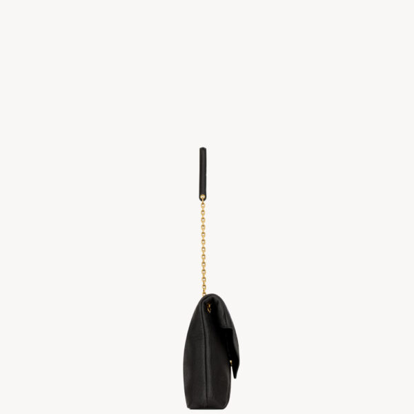 Saint Laurent CASSANDRE pouch on chain in lambskin, view 3
