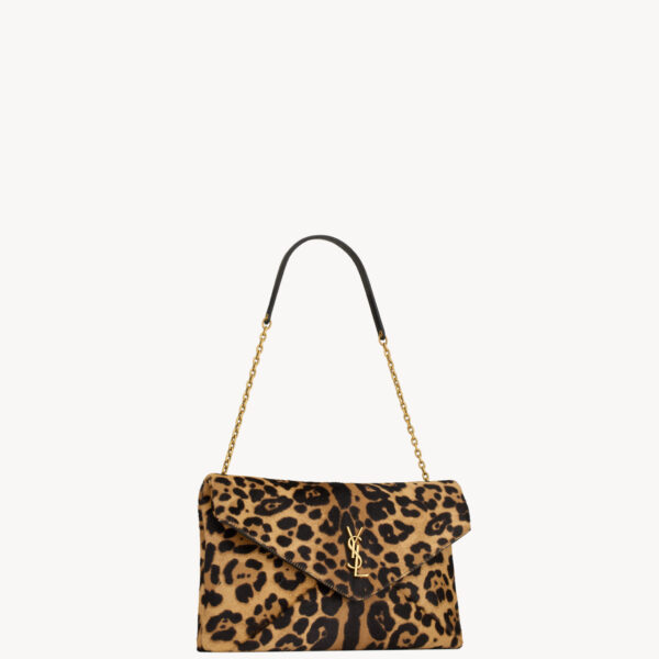 Saint Laurent CASSANDRE pouch on chain in pony hair leather, view 5