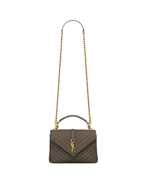 Saint Laurent COLLEGE MEDIUM IN QUILTED LEATHER designed in Paris