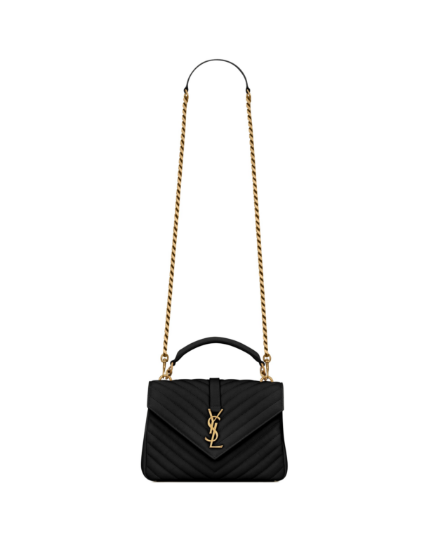 Saint Laurent COLLEGE MEDIUM IN QUILTED LEATHER designed in Paris