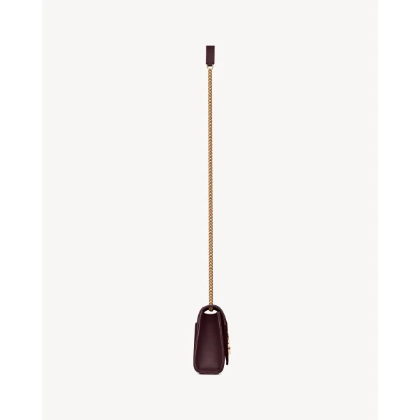 Saint Laurent ENVELOPE small in grain de poudre leather designed in Paris