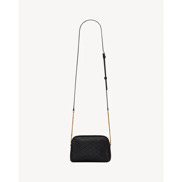 Saint Laurent GABY ZIPPERED POUCH IN LAMBSKIN designed in Paris