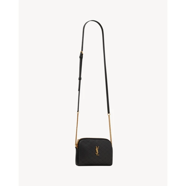 Saint Laurent GABY ZIPPERED POUCH IN LAMBSKIN designed in Paris