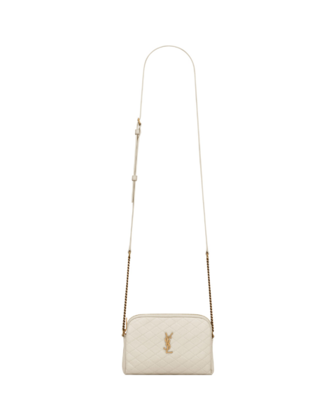 Saint Laurent GABY ZIPPERED POUCH IN LAMBSKIN designed in Paris