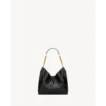 Saint Laurent HORTENSE small hobo in shiny leather designed in Paris