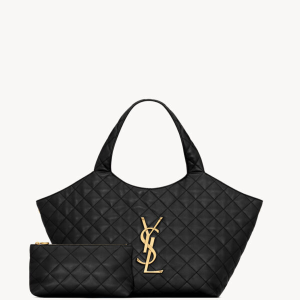 Saint Laurent ICARE Medium in quilted nappa, view 4