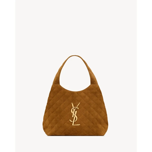 Saint Laurent ICARE Medium in quilted suede designed in Paris