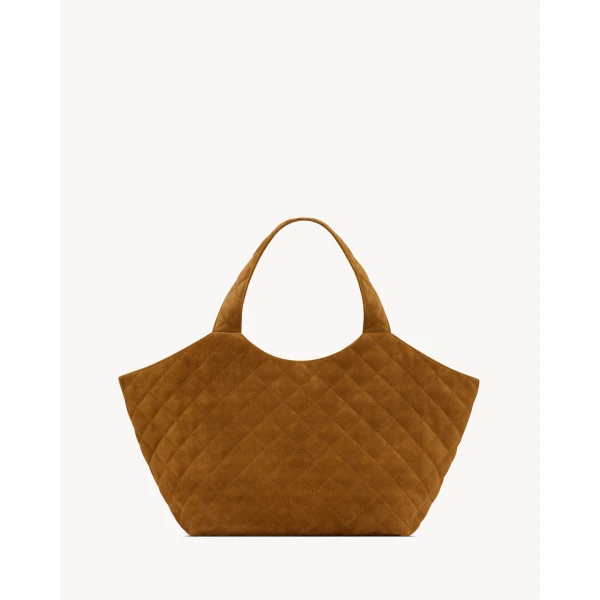 Saint Laurent ICARE Medium in quilted suede designed in Paris